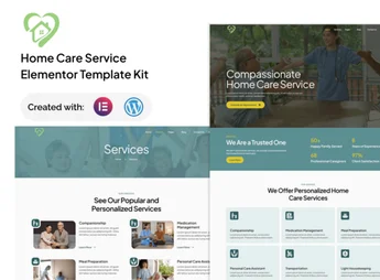 Serena – Home Care Services Elementor Template Kit