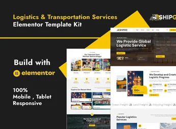 Shipgo – Cargo & Logistic Elementor Template Kit