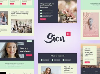 Sion – Psychic Medium Elementor Template Kit