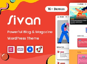 Sivan | Blog & Magazine WordPress Theme
