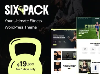 SixPack – Fitness WordPress Theme