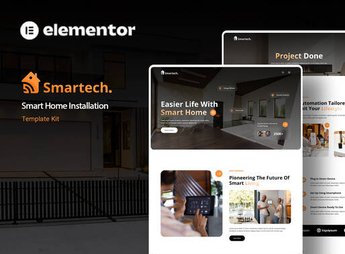 Smartech – Smart Home Installation Elementor Template Kit