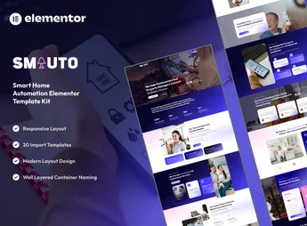 Smauto – Smart Home Automation Elementor Template Kit