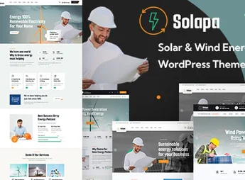 Solapa – Solar and Wind Energy WordPress Theme