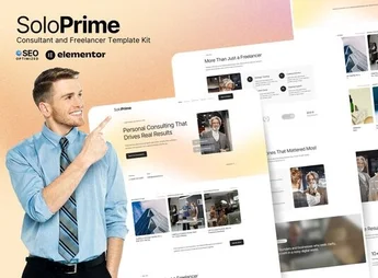 SoloPrime – Consultant & Freelancer Elementor Template Kit