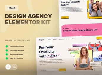 Spark – Design Agency Elementor Pro Template Kit