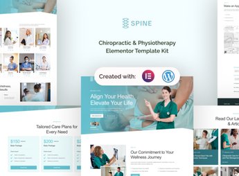 Spine – Chiropractic & Physiotherapy Elementor Template Kit