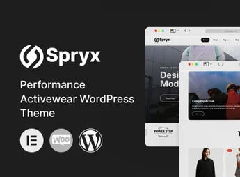 Spryx – Performance Activewear WordPress Theme