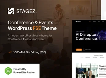 Stagez – Conference and Event FSE WordPress Theme