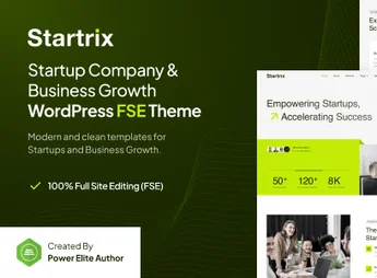 Startrix – Startup Company & Business Growth FSE WordPress Theme