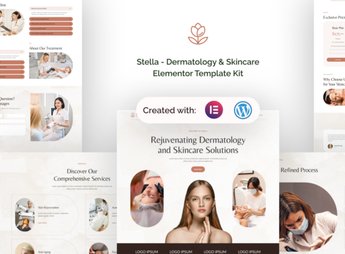 Stella – Dermatology & Skincare Elementor Template Kit