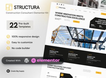 Structura – Construction Consultant Elementor Template Kit