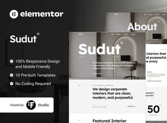 Sudut – Corporate Interior Design Elementor Kit