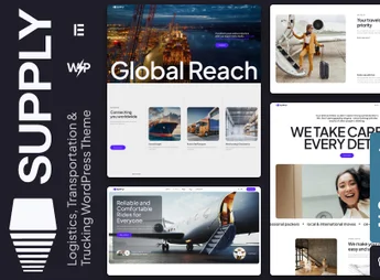 Supply – Logistics, Transportation & Trucking WordPress Theme