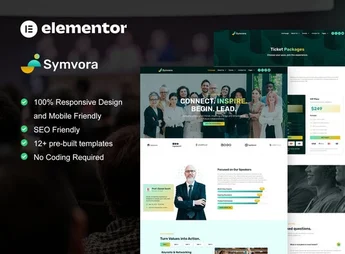 Symvora – Event & Conference Elementor Pro Template Kit