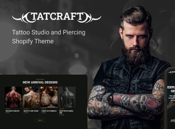 Tatcraft | Tattoo Shop Shopify Theme