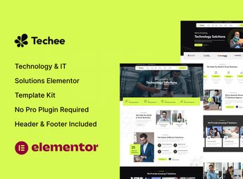 Techee – Technology & IT Solutions Elementor Template Kit