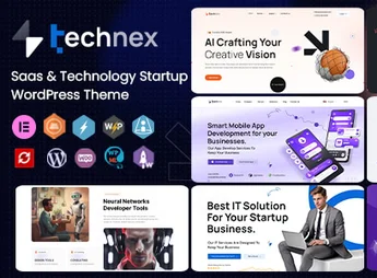 Technex – Elementor Technology & Software WordPress Theme