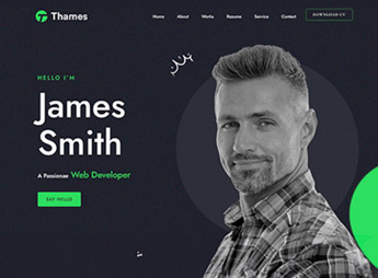 Thames – Personal Portfolio WordPress Theme