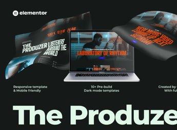 The Produzer – Music & Band Elementor Template Kit