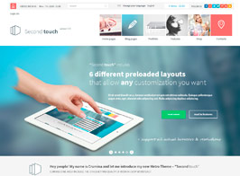 Second touch – Powerful metro styled theme