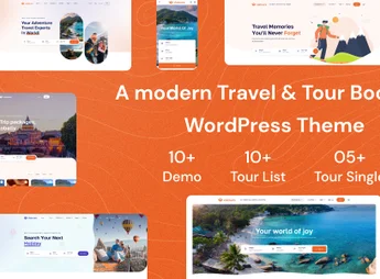 Tourio – Travel & Tour Booking WordPress Theme