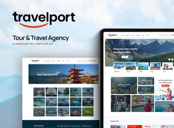 Travelport – Tour & Travel Agency Elementor Pro Template Kit