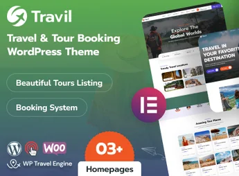 Travil – Travel & Tour Booking WordPress Theme