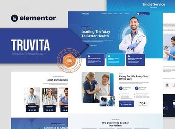Truvita – Medical Healthcare Elementor Template Kit