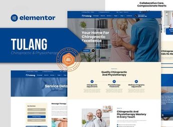 Tulang – Chiropractic & Physiotherapy Elementor Pro Template Kit