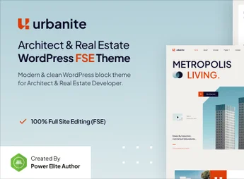 Urbanite – Architect & Real Estate Developer FSE WordPress Theme