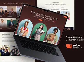 Veritas – Private Academy Elementor Template Kit