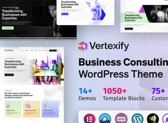 Vertexify – Business Consulting WordPress Theme
