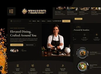 Veyssette – Private Chef Services Elementor Pro Template Kit