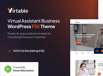 Virtable – Virtual Assistant Business FSE WordPress Theme