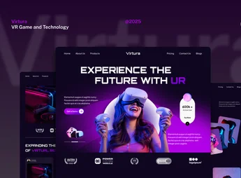 Virtura – VR Game and Technology Website Elementor Template Kits