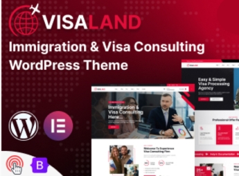 Visaland – Immigration & Visa Consulting WordPress Theme