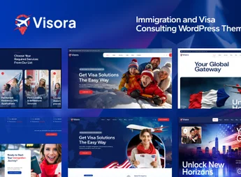 Visora – Immigration and Visa Consulting WordPress Theme