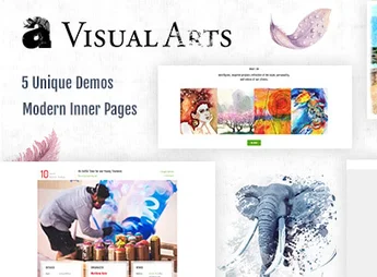 Visual Art | Gallery WordPress Theme