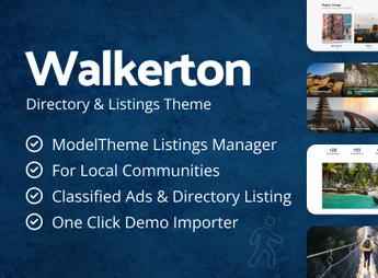 Walkerton – Directory & Listing, Travel WordPress Theme