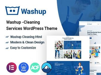 Washup – Cleaning Services WordPress Theme