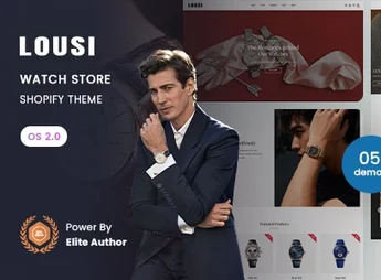 Lousi – Watch Store Shopify 2.0 Theme