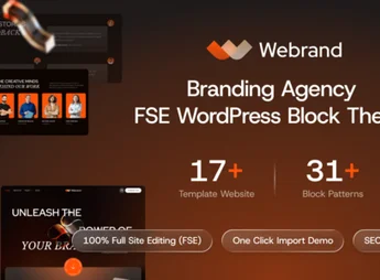 Webrand – Branding Agency Gutenverse FSE WordPress Block Theme