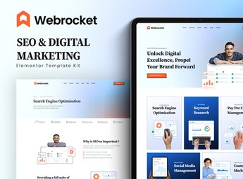Webrocket – SEO & Digital Marketing Agency Elementor Template Kit