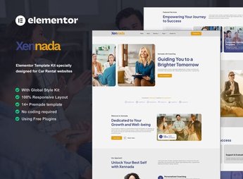 Xennada – Life Coach Elementor Template Kit