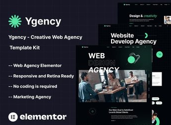 Ygency – Creative Web Agency Elementor Template Kit