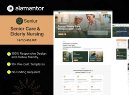 Seniur – Senior Care & Elderly Nursing Elementor Template Kit