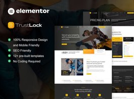 TrustLock – Locksmith & Key Maker Service Elementor Template Kit