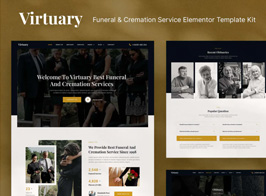 Virtuary – Funeral & Cremation Services Elementor Template Kit